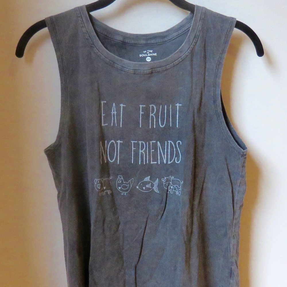 In The Soulshine Vegan Muscle Tank